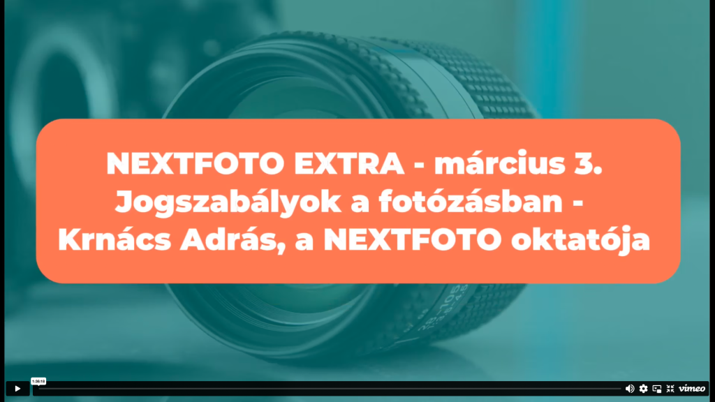 Jogszabályok a fotózásban - Krnács András